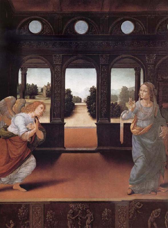 LORENZO DI CREDI The Anunciaction china oil painting image